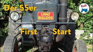 First Start nach der Reparatur/Restauration - Einstellen vom Lanz Bulldog 55 PS Monster - selten #27