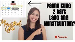 VLOG 34|Paano Kapag 2 days lang ang menstruation?|Teacher_Nanay