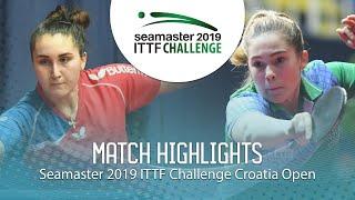 Aleksandra Vovk vs Ekaterina Chernyavskaya | 2019 ITTF Challenge Croatia Open (Group)