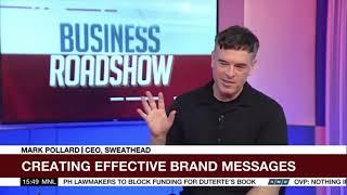 BRAND STRATEGIST tells marketers to use better words - Mark Pollard, live on ABS-CBN, Manila