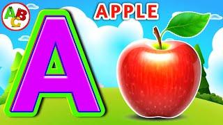  Alphabet Song  | ABCD Rhymes for Toddlers || A for Apple  || ABC Phonics Song || Abcd Abcd