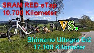 SRAM Etap red vs. Shimano Ultegra Di2 - Mein Fazit nach insgesamt 27.000 Kilometern. Welche kaufen?