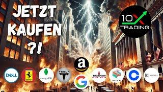 "10 AKTIEN - KAUFEN⁉️" Amazon Alphabet Tesla MongoDB Block Coinbase Marvell Ferrari Broadcom Dell