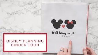 Disney Planning Binder Tour