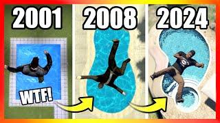 FALL DAMAGE LOGIC #2 in GTA Games (2001 → 2024)