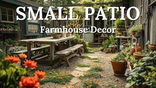 Stunning Small Patio Ideas: Farmhouse Decor That Will Amaze Your Guests!