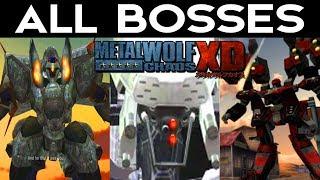 METAL WOLF CHAOS XD - ALL BOSSES / ALL BOSS BATTLES + Ending