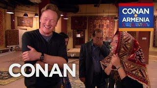 Conan Buys Sona's Family A Rug | CONAN on TBS