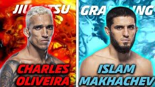 Charles Oliveira VS Islam Makhachev SIDE BY SIDE [Grappling,Jiu-Jitsu,Striking] Comparison