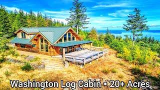 Washington Waterfront Homes For Sale | $525k | Washington Real Estate |Hood Canal Log Cabins