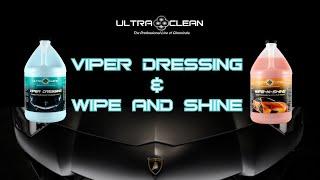 Wheel Detailing with Viper Dressing and Wipe and Shine Spray Wax