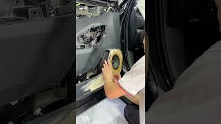 Car audio installation.#carparts #car #autoparts #turbo #cartuning #aftermarketparts