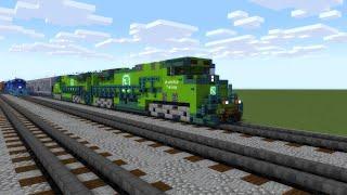 WhatsApp Train in Minecraft Animation