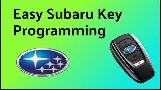 How to Program Subaru Smart Key Fob | Crosstrek Outback Forester Ascent Impreza WRX STI