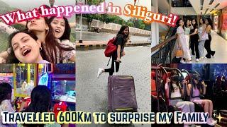 Travelling 600 Km to surprise family️|Crazy weekend getaway with my girls|Siliguri vlog|M vlogs