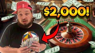 INSANE $2,000 Roulette Session! (DOUBLE OR BUST)