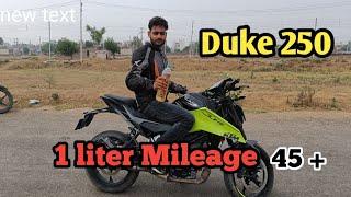 2024 New Model Duke 250 mileage Test  and review ||  #mileage_test #ns400 #vlog #duke250