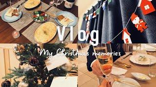 【Vlog】クリスマス全力で楽しむ | おうちクリスマス | 餃子の皮ラザニア | 式場でクリスマスディナー| 30代夫婦の日常