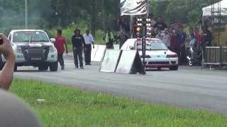 Sarawak Drag Challenge 2013 - Honda EF vs Isuzu Dmax