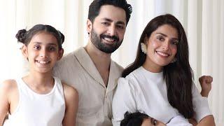 Ayeza Khan Shares Adorable New Photos of Son Rayan and Daughter Hoorain