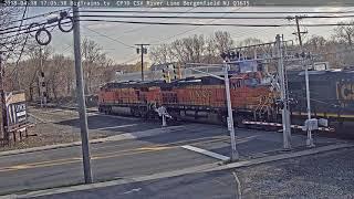 BigTrains.TV April 18 2018 17:05 sb tanks BNSF 5850, 4097 CSX 3014 K142