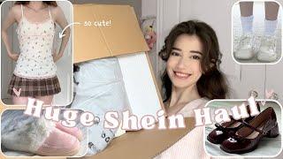 huge shein try on haul  feminine / coquette style