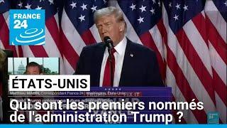 États-Unis : Donald Trump prépare sa future administration • FRANCE 24