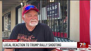 San Diegans react to Trump rally shooting in Pennsylvania | NBC 7 San Diego