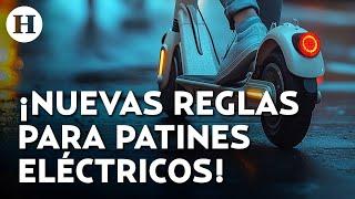 Gobierno de la CDMX anuncia nuevas medidas para circular con patín y moto eléctrica