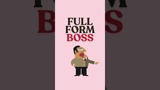 BOSS  #solidword #funnyphrases #english