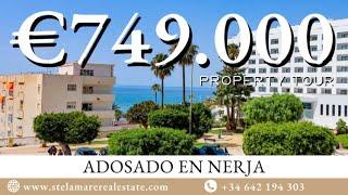 Exclusivo adosado por 749.000€. Al lado de la playa torrecilla en Nerja, Málaga, España.