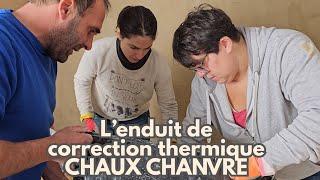 L'ENDUIT de correction thermique CHAUX-CHANVRE