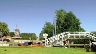 Historische stadje Sloten in Friesland