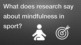 Mindfulness for sports performance: A systematic review