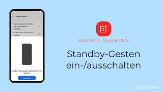 Standby-Gesten einschalten oder ausschalten - OnePlus [Android 14 - OxygenOS 14]