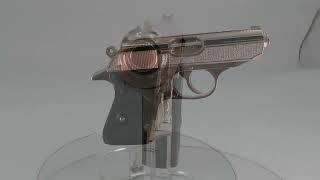 Seattle Engraving Center's Oasis Diamonds : Walther PPK, 15 carat diamonds, 18K Rose Gold