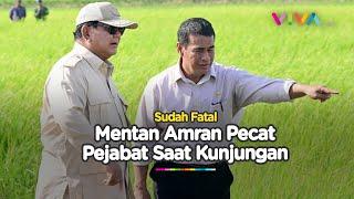 MURKA! Amran Copot Langsung Pejabat Saat Petani Tak Dapat Pupuk