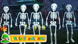 Fünf kleine Skelette | Halloween für Kinder | Little Treehouse Deutschland | Kinderlieder