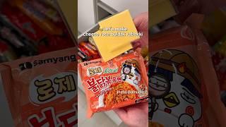 Cheese rose buldak rabokki #buldak #buldakramen #buldaknoodles #tteokbokki #rabokki #koreanfood