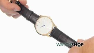 Kennett Men's Kensington Rose Gold White Light Brown Watch (KRGWHLGTBRN)