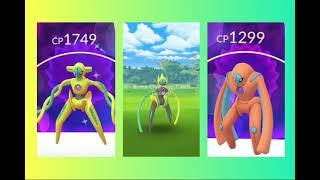 All Deoxys shiny shapes. The DNA Pokémon-Pokémon Go