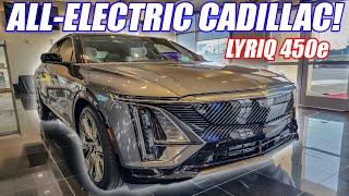 FIRST LOOK at the ALL-ELECTRIC 2023 Cadillac LYRIQ 450e RWD! *Walkaround exterior, interior, & specs