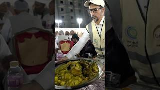 Arab Hospitality For Hujjaj in Makkah Style #food #makkah #foodie #mecca #madina #madinah