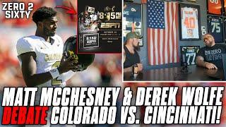 Matt McChesney & Derek Wolfe DEBATE Colorado vs. Cincinnati!