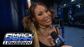 Michin threatens Chelsea Green with her kendo stick: SmackDown LowDown, Dec. 27, 2024