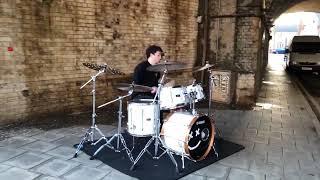 Drumming Under A Railway Arch in London Bridge (David Dyson) No. 2