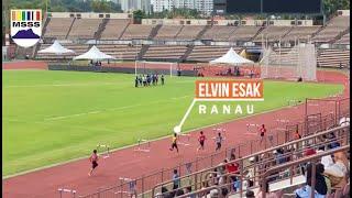 400M LARI BERPAGAR (L) 18 TKB AKHIR  _ MSS SABAH 2022 (ELVIN ESAK-   RANAU)