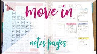 NOTES PAGES - Move in! | HanCanPlan