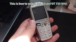 How to Unlock the Alcatel OT-735 BH4 - FREE solution