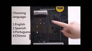 [CRG] YALE digital door lock YMF40 – CH 13 Changing language advanced mode